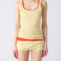 Cotton/Silk Ribbed Camisole