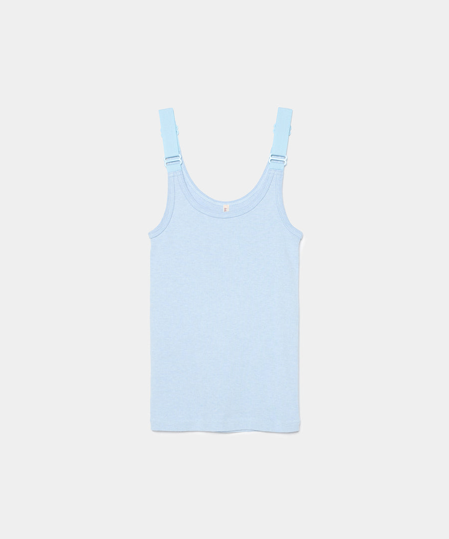 Cotton/Silk Ribbed Camisole