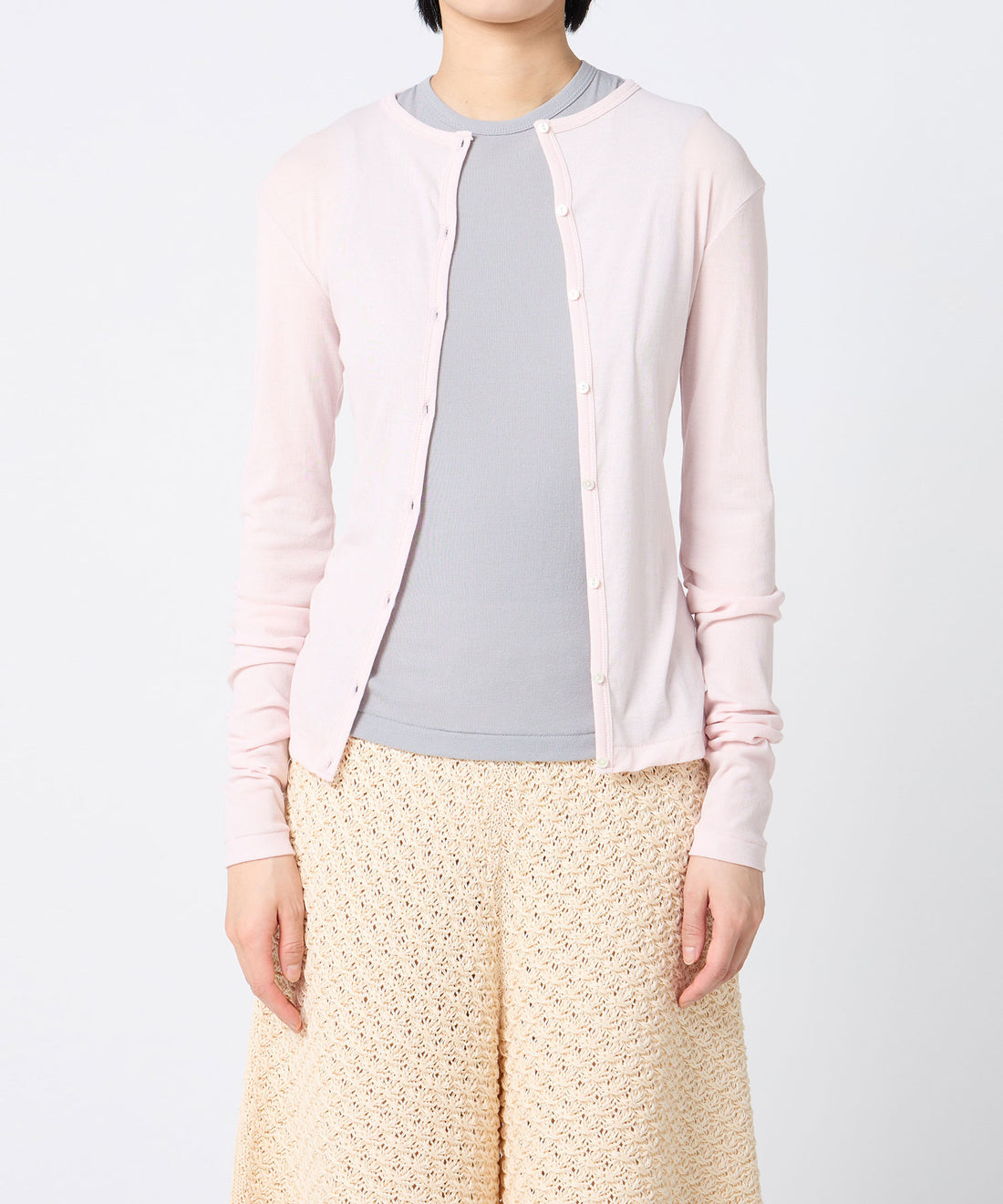 Twisted Cotton Cardigan