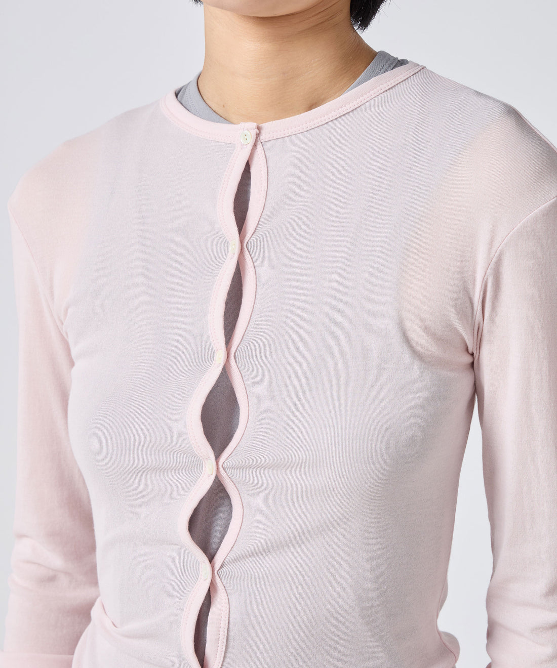 Twisted Cotton Cardigan
