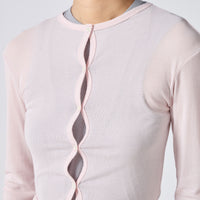 Twisted Cotton Cardigan