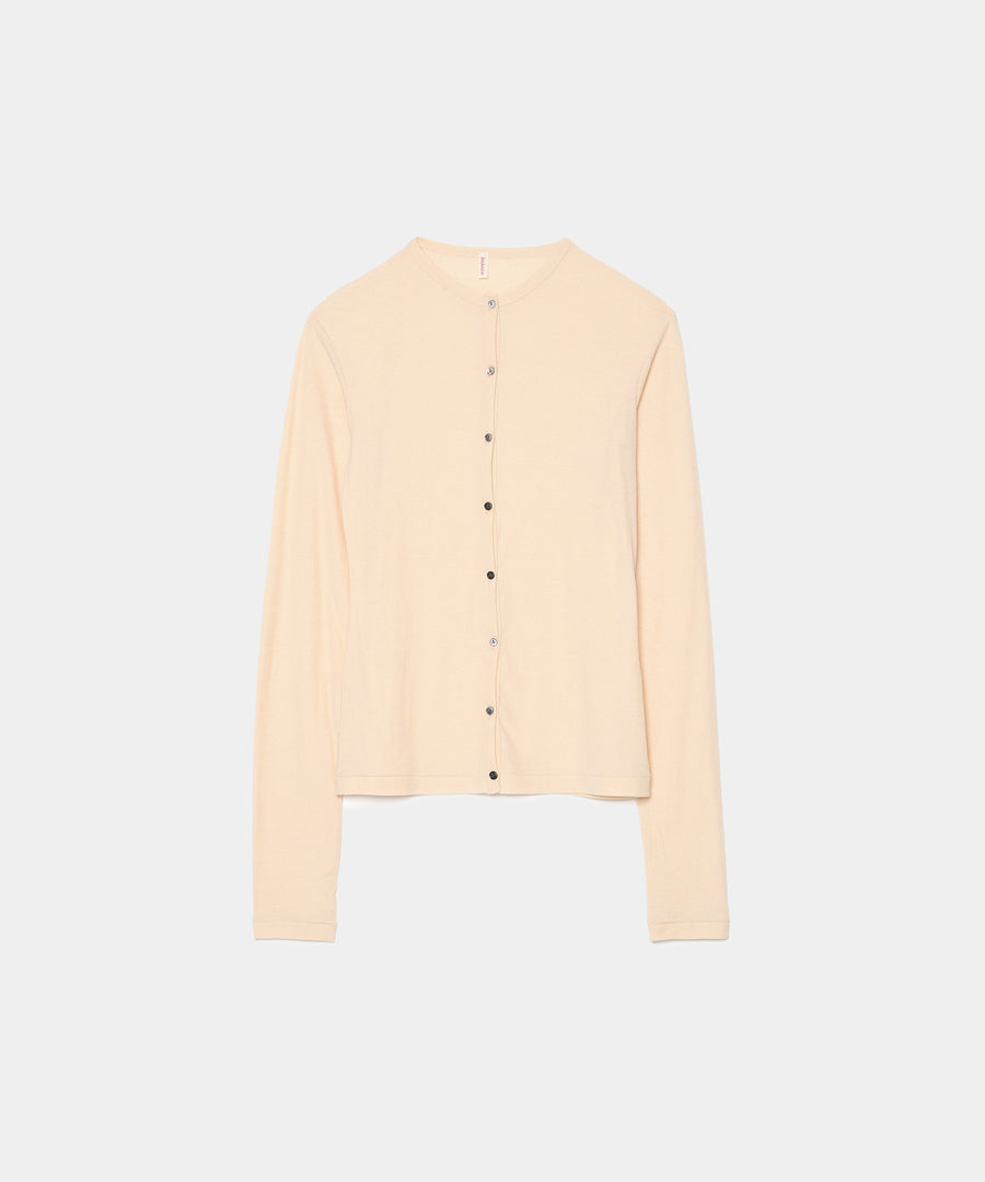 Twisted Cotton Cardigan