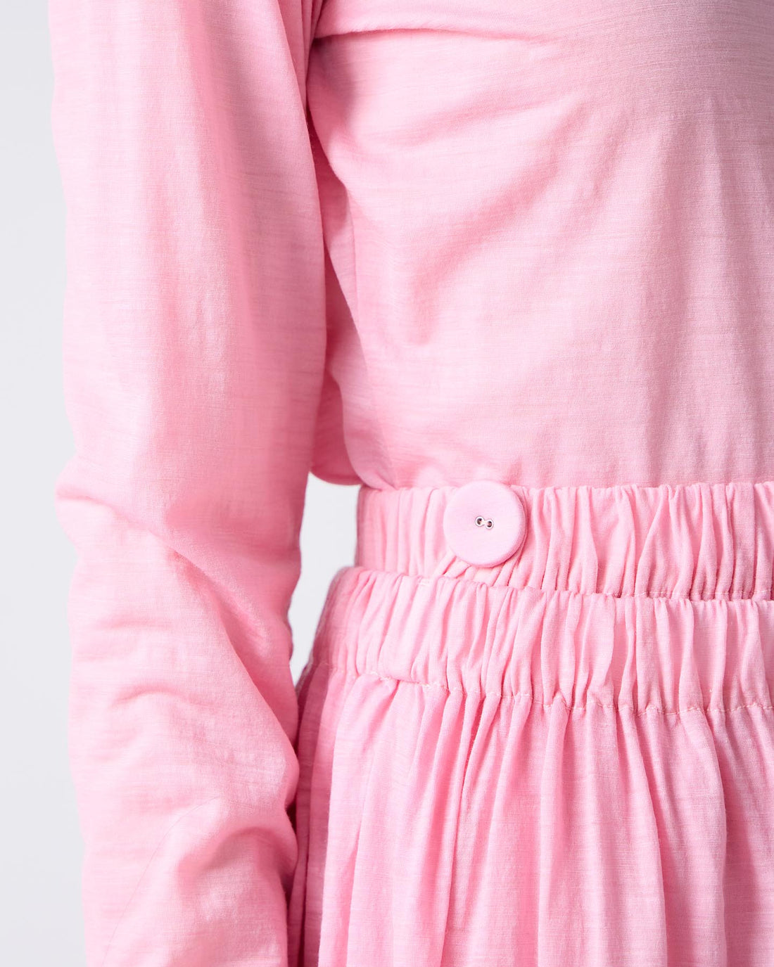 Wool Jersey Open Back Pullover