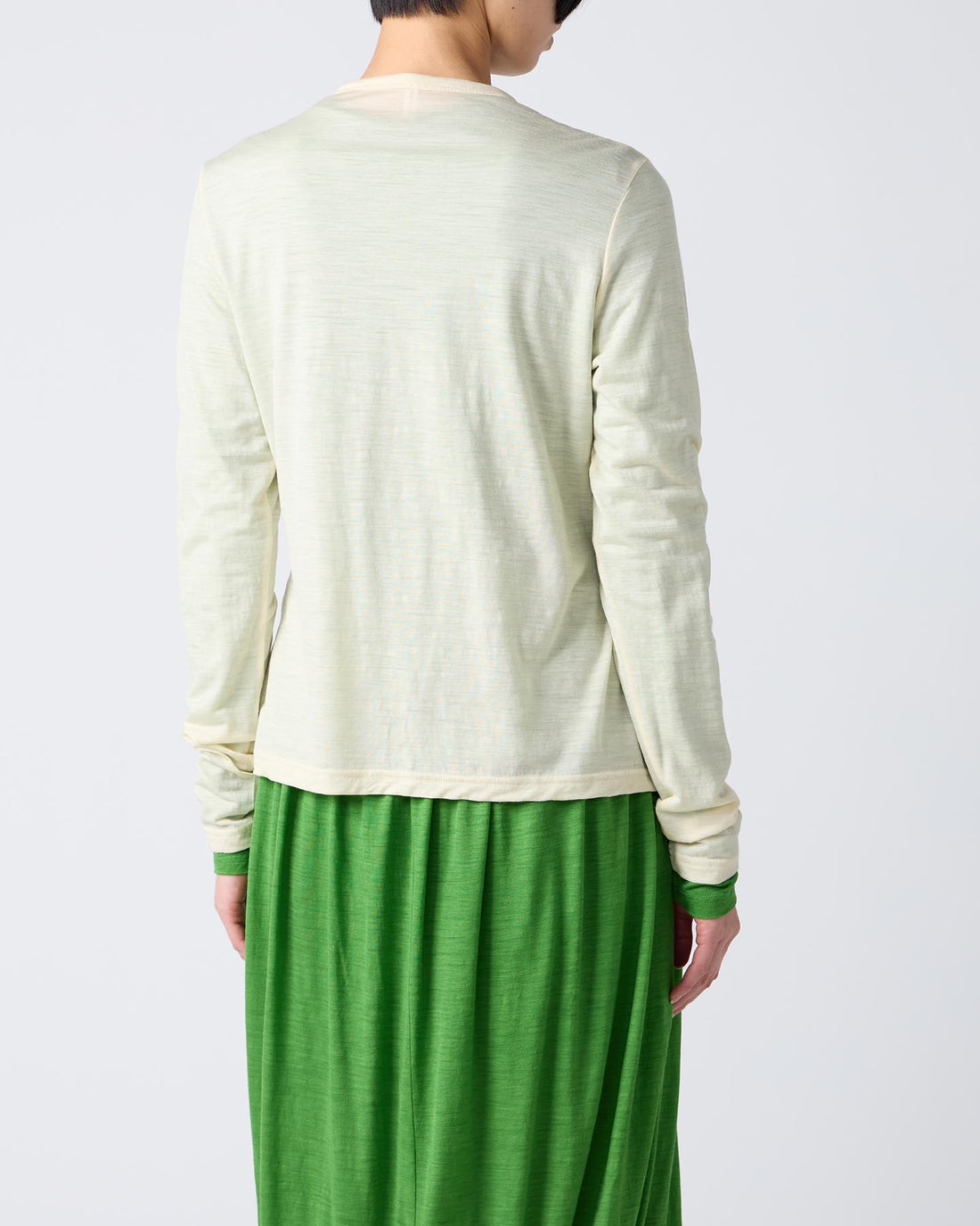 Wool Jersey Cardigan