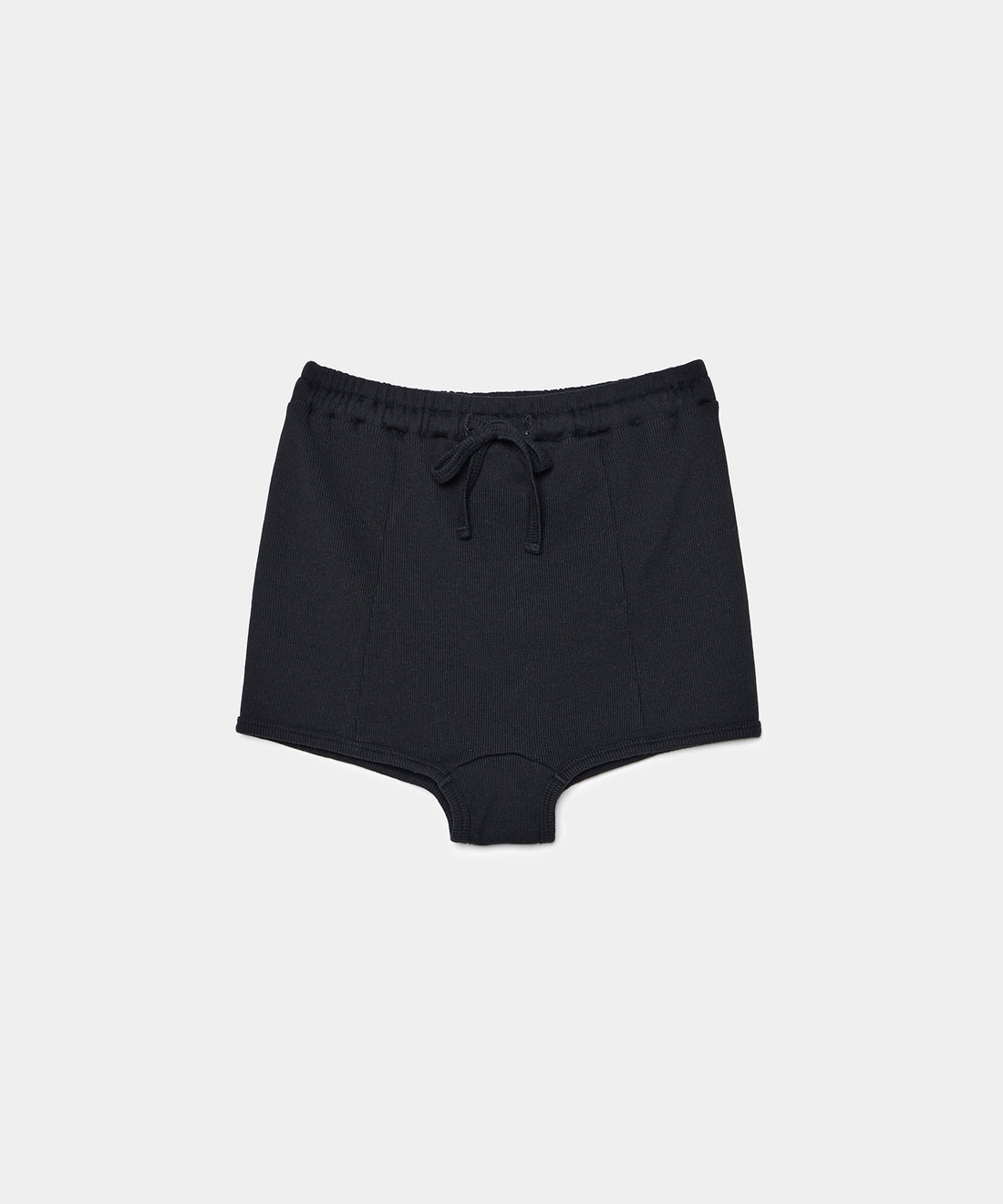 Cotton/Silk Ribbed Short Pants
