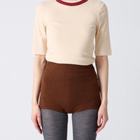 Twisted Cotton Half Sleeve T-shirt