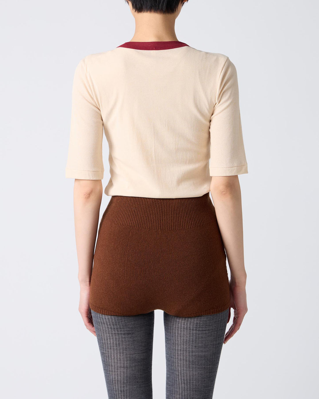 Twisted Cotton Half Sleeve T-shirt