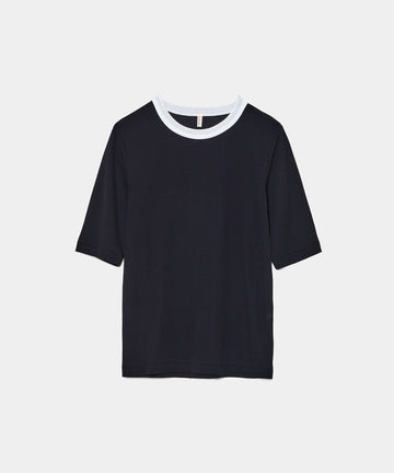 Twisted Cotton Half Sleeve T-shirt