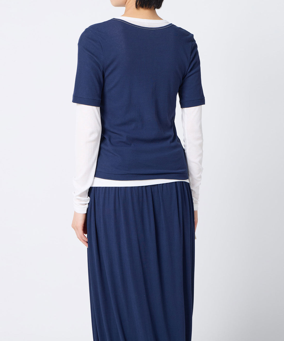 Twisted Cotton Layered Longsleeve