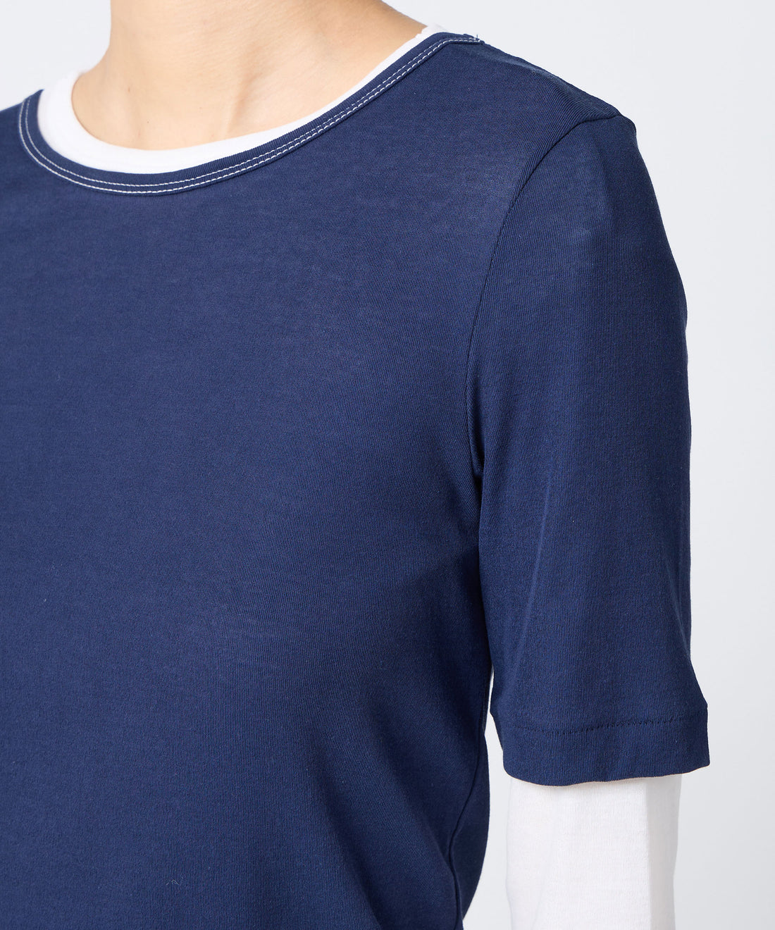 Twisted Cotton Layered Longsleeve