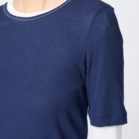 Twisted Cotton Layered Longsleeve