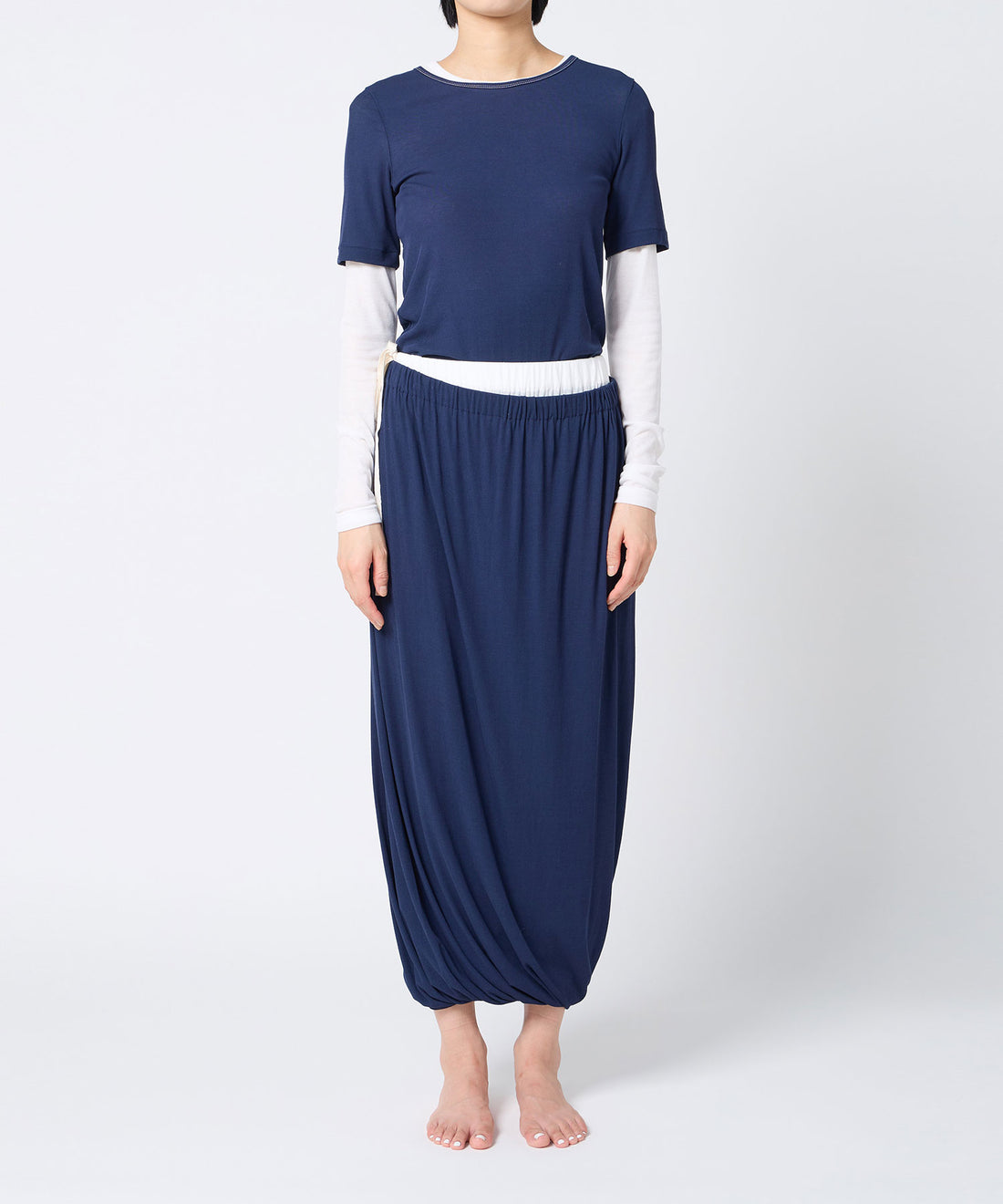 Twisted Cotton Layered Longsleeve