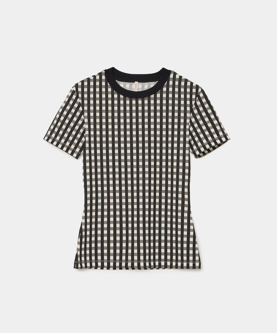 Gingham Check Print T-shirts