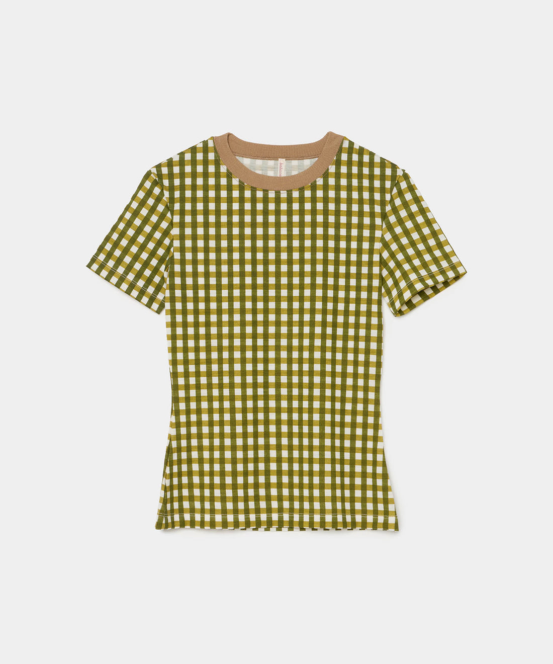Gingham Check Print T-shirts