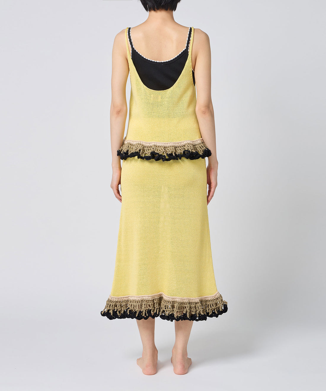 Ruffle-Hem Skirt