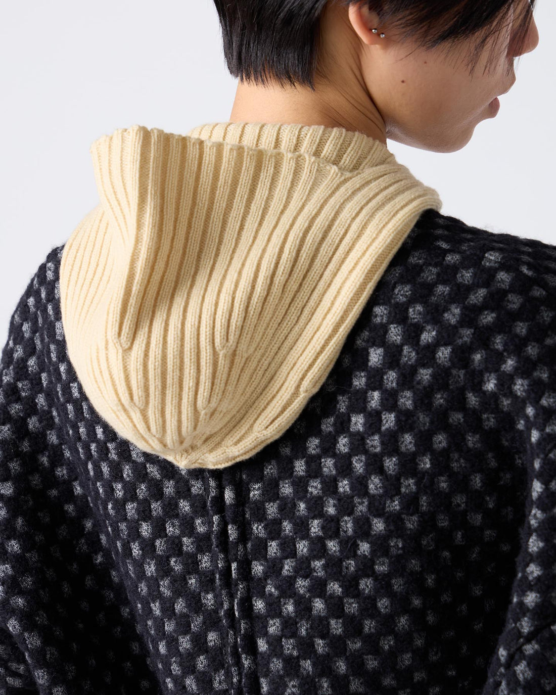 Cashmere Ribbed Knit Cap