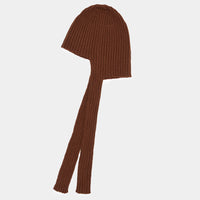 Cashmere Ribbed Knit Cap