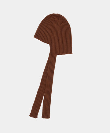 Cashmere Ribbed Knit Cap