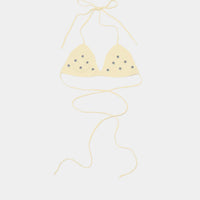 Triangle Bra w/Embroidery