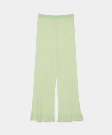 Fine Wool Ribbed Pants - ONLINE LIMITED COLOR