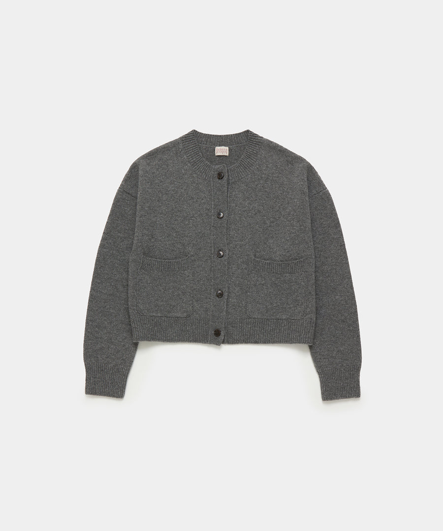 Crew Neck Cardigan