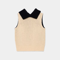 Bicolor Cashmere/Silk Vest