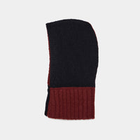 Bicolor Cashmere/Silk Balaclava