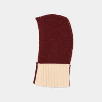 Bicolor Cashmere/Silk Balaclava