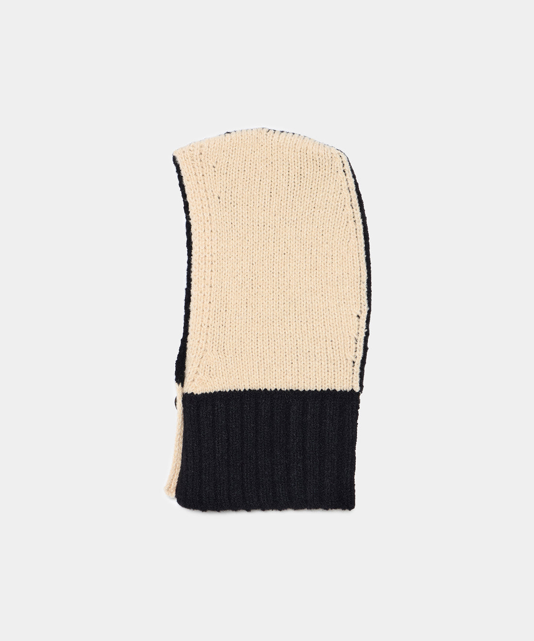 Bicolor Cashmere/Silk Balaclava