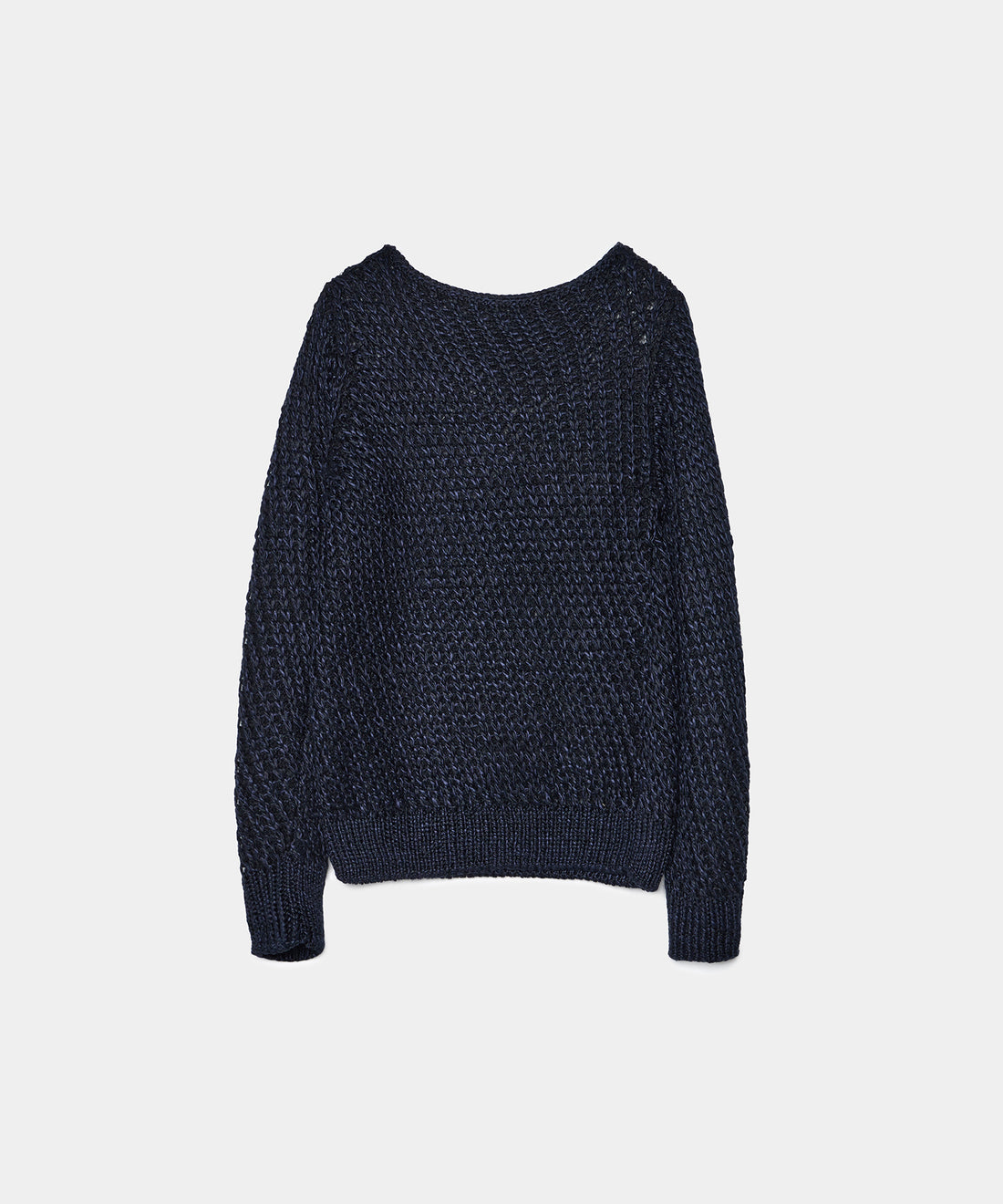 Loose Knitted Silk Pullover