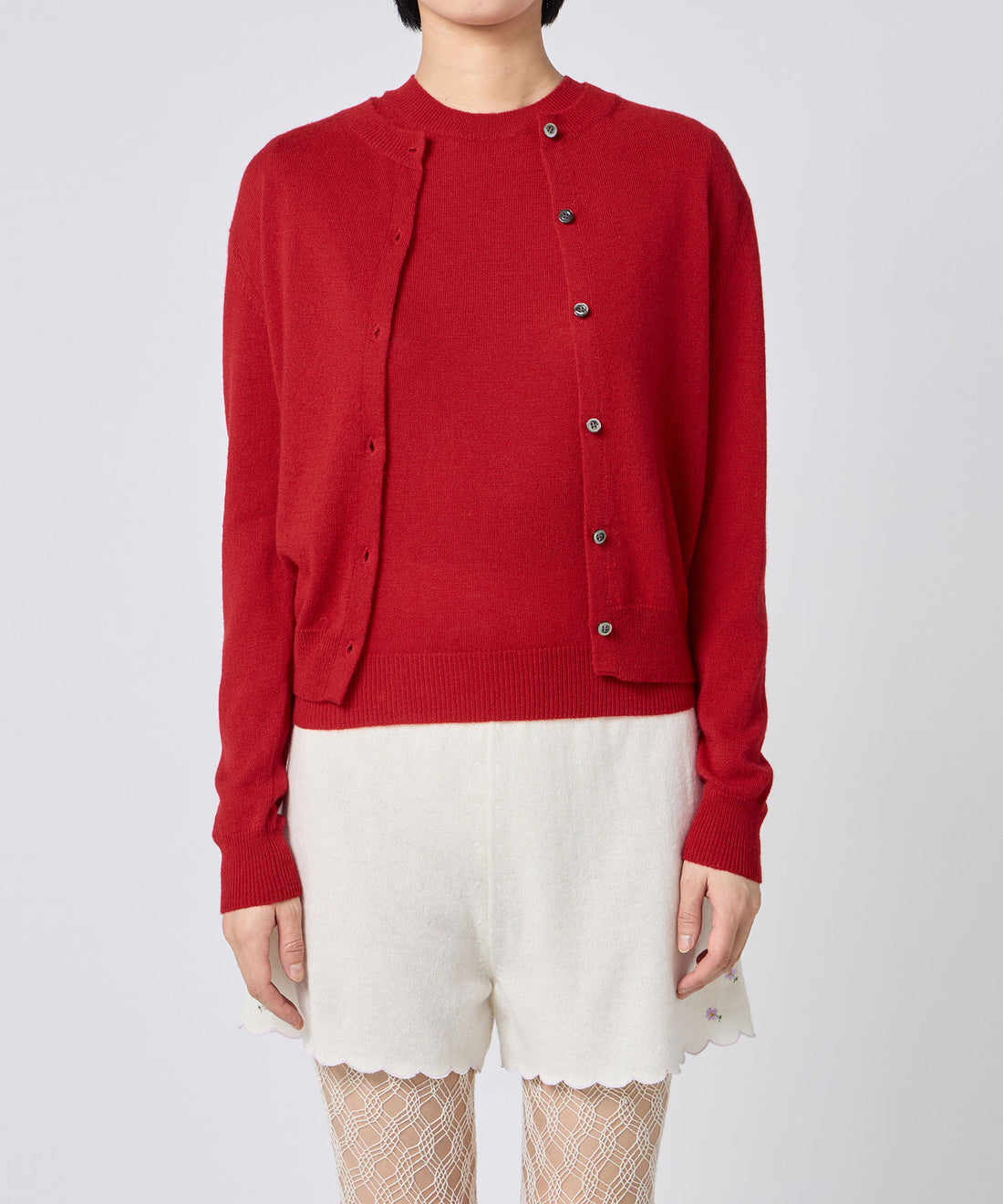 Round Neck Cardigan