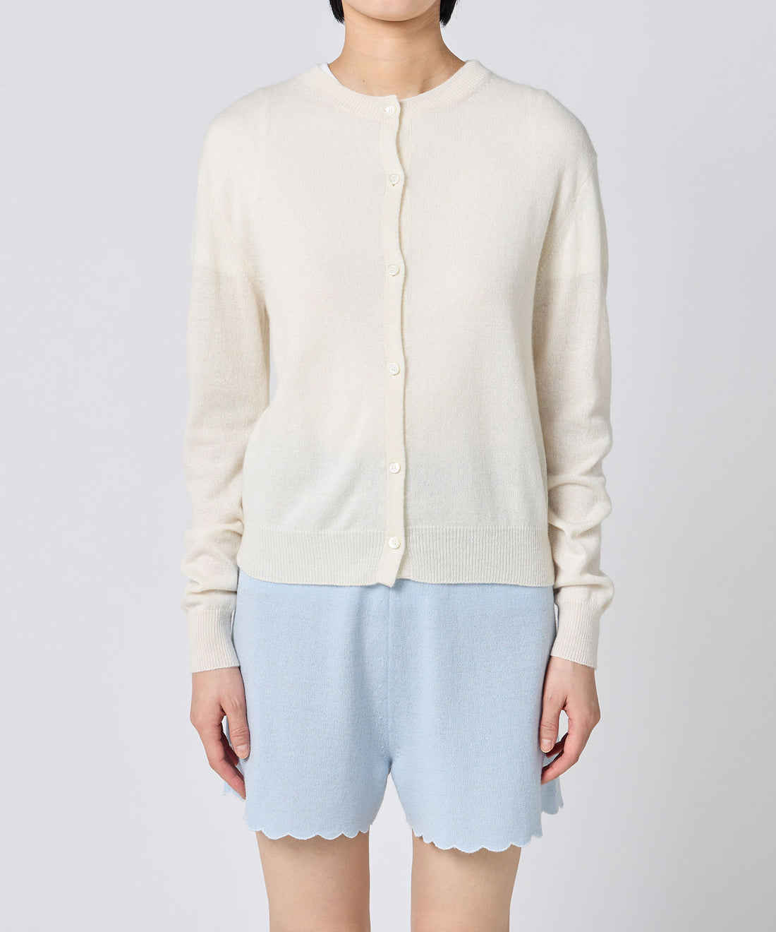 Round Neck Cardigan
