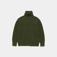 Cable Check Pullover