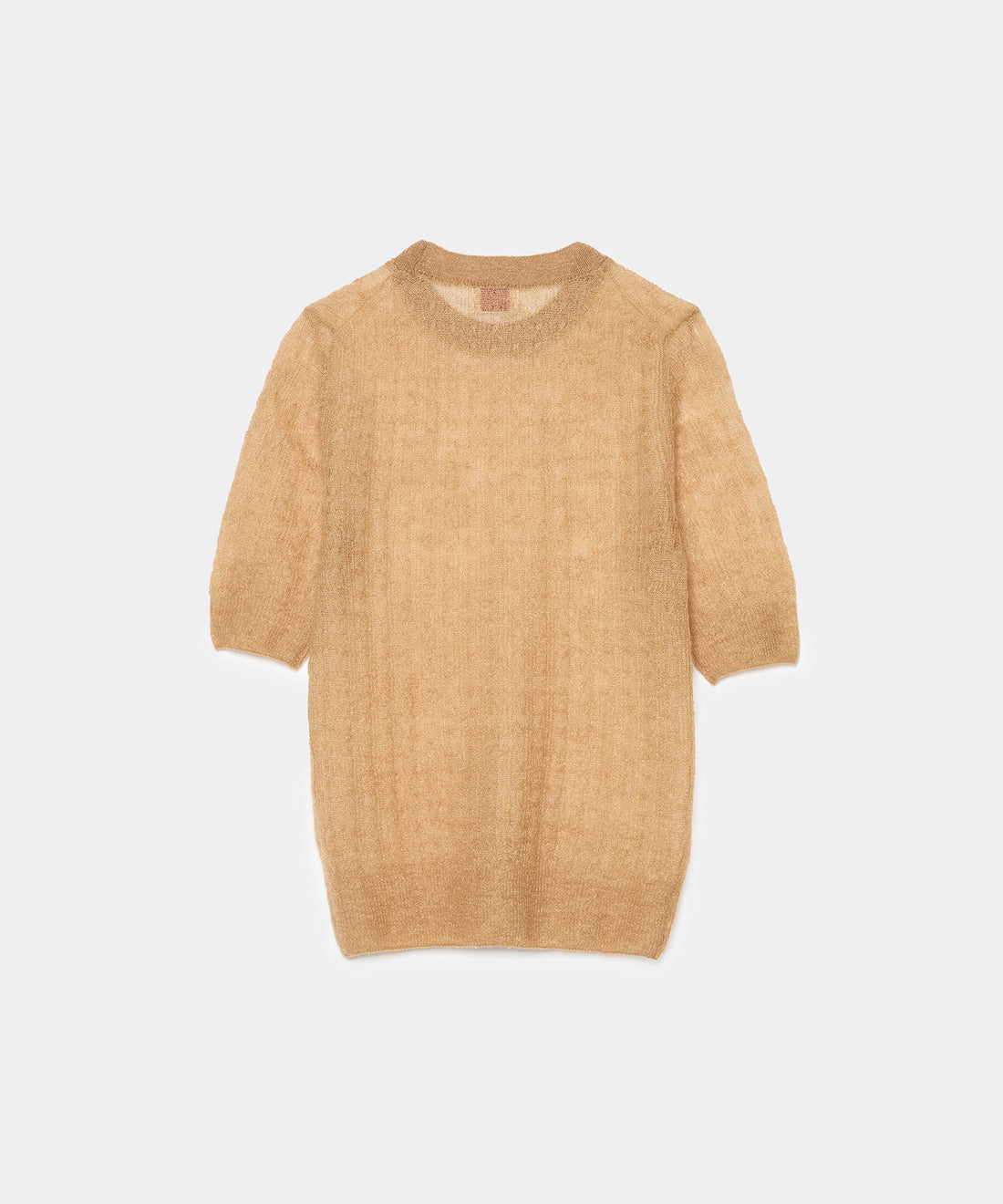 Fine Mohair Silk Half Sleeve Pullover
