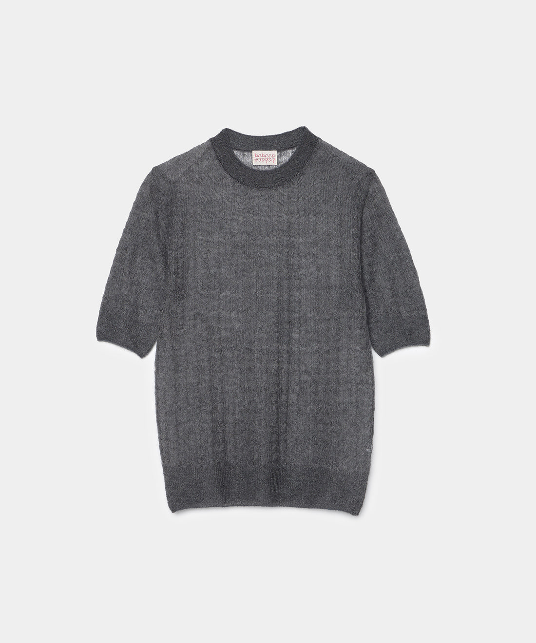 Fine Mohair Silk Half Sleeve Pullover