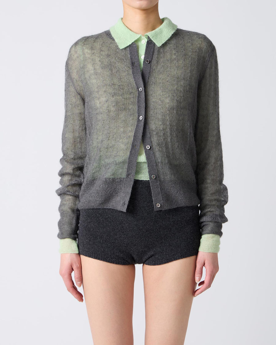 Fine Mohair Silk Cardigan