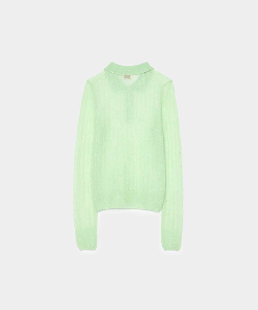 Fine Mohair Silk Polo