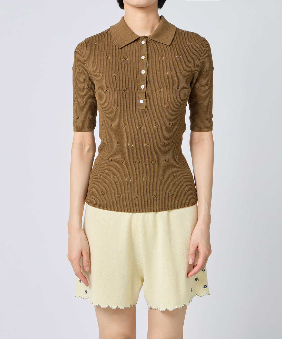 Embroidered Short Pants