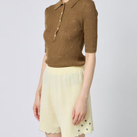 Embroidered Short Pants