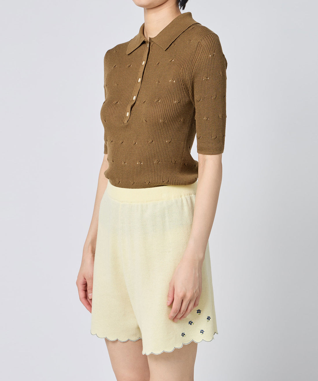 Embroidered Short Pants