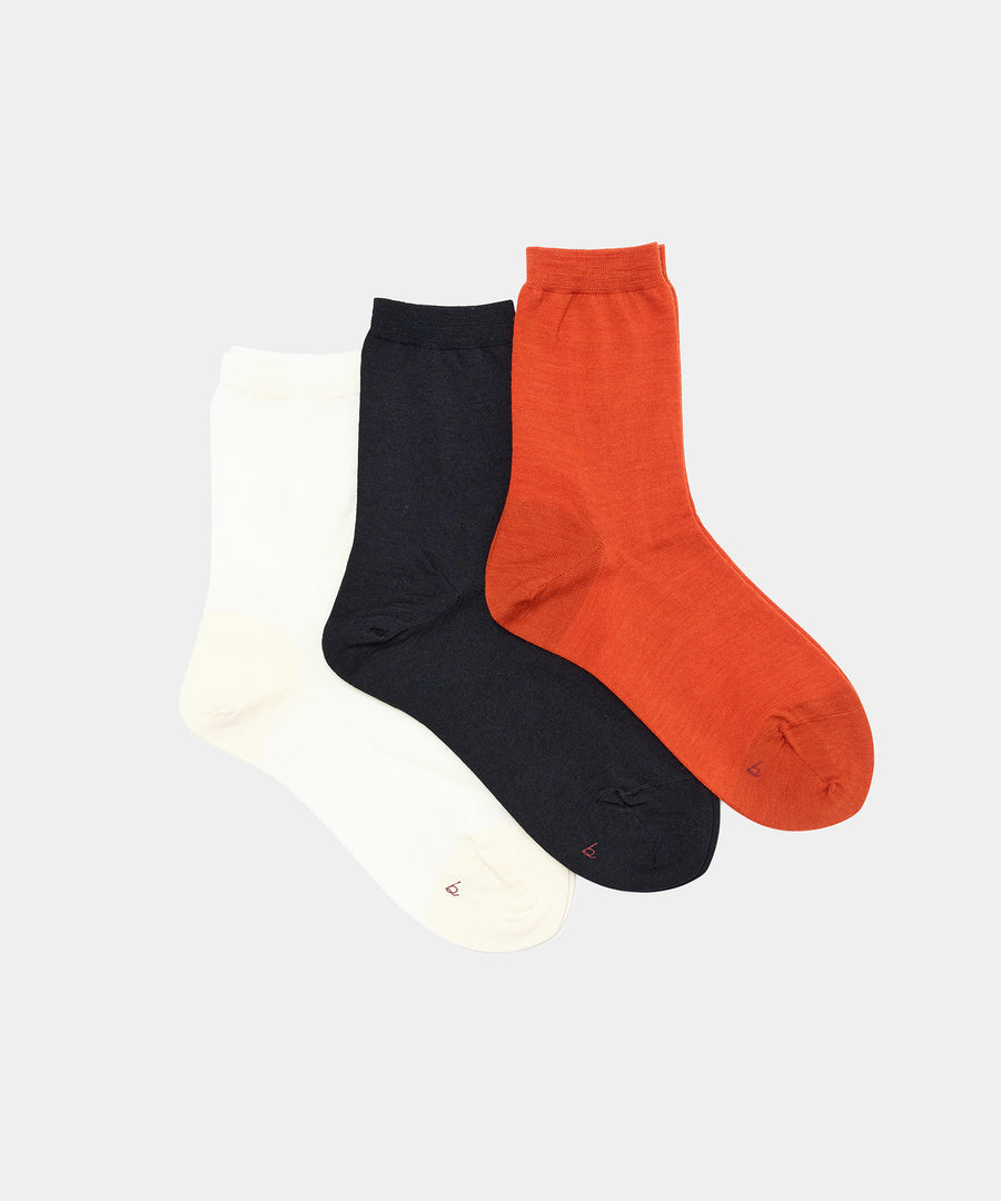 3 Pairs of Colors Socks
