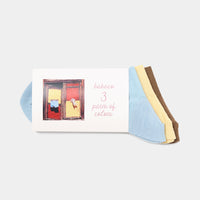 3 Pairs of Colors Socks