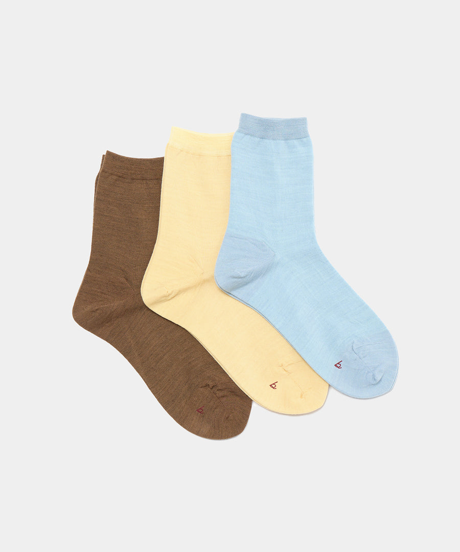 3 Pairs of Colors Socks