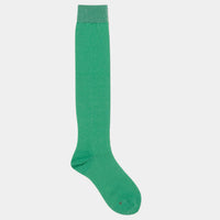 Lurex Sheer Knee High Socks