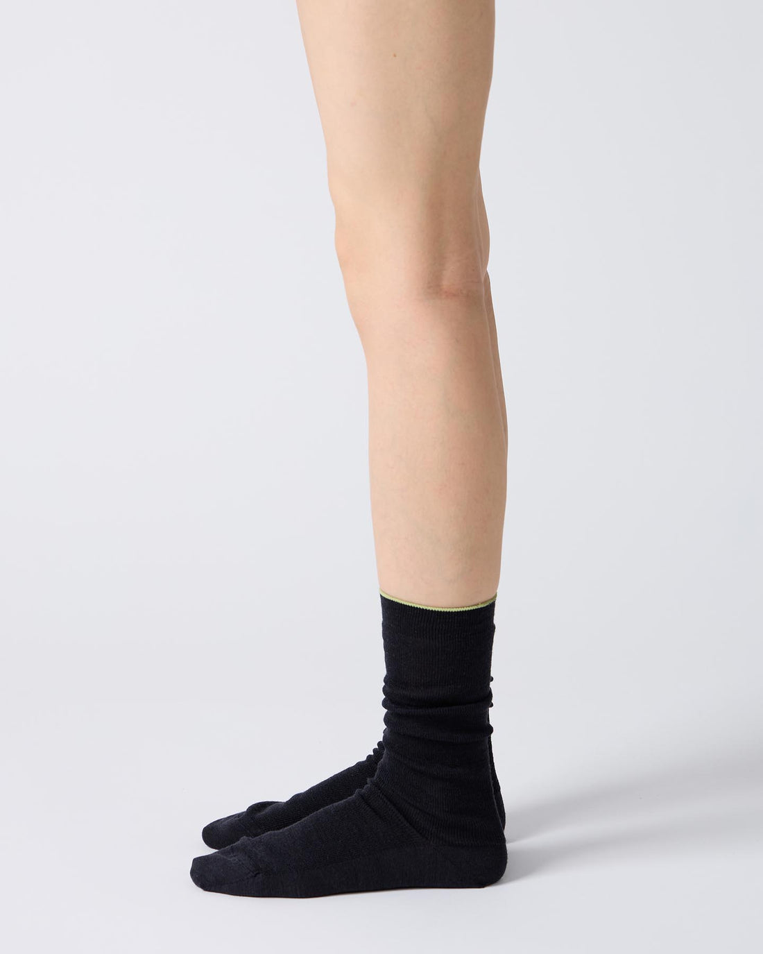 Wool Fine Ribbed Socks