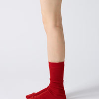Wool Fine Ribbed Socks