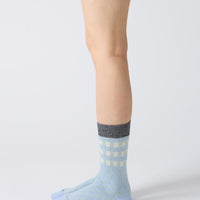 Jacquard Check Socks