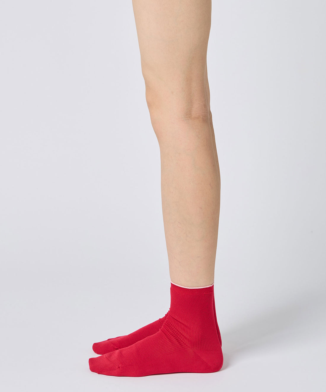 Cotton Fine Ribbed Short Socks