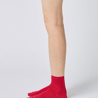 Cotton Fine Ribbed Short Socks
