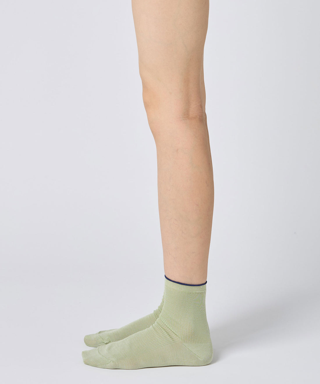 Cotton Fine Ribbed Short Socks